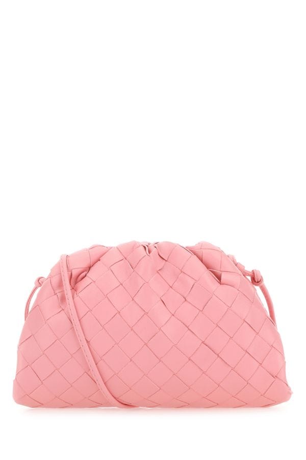 BOTTEGA VENETA | Pink nappa leather mini Pouch crossbody bag