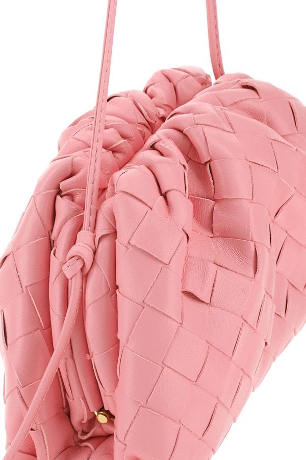 BOTTEGA VENETA | Pink nappa leather mini Pouch crossbody bag