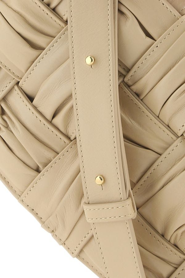 BOTTEGA VENETA | Beige leather Cassette crossbody bag