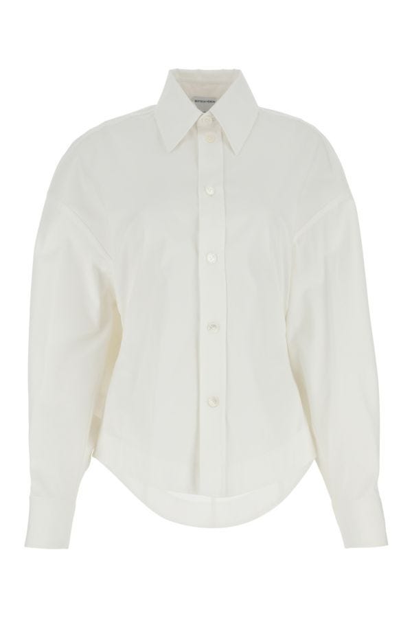 BOTTEGA VENETA | White cotton blend shirt