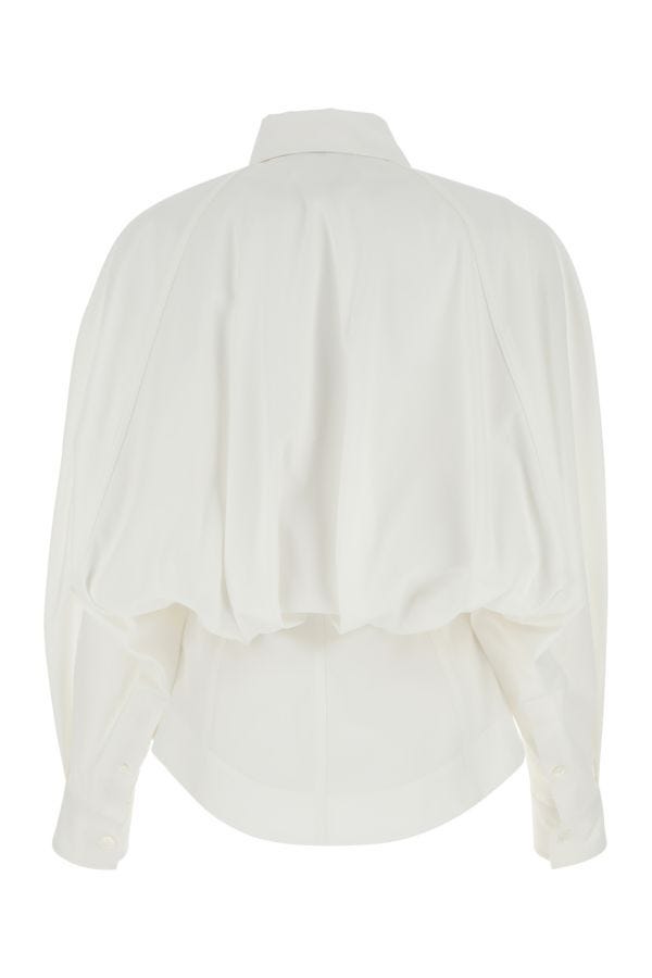 BOTTEGA VENETA | White cotton blend shirt