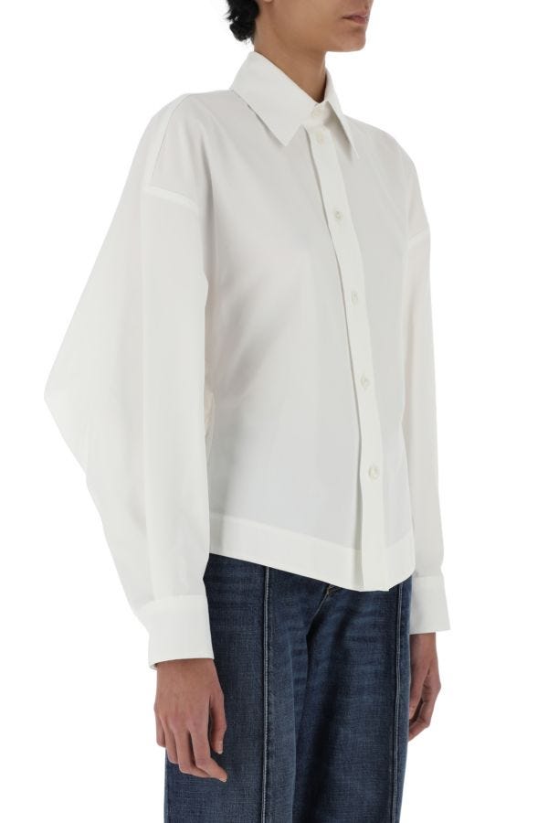 BOTTEGA VENETA | White cotton blend shirt