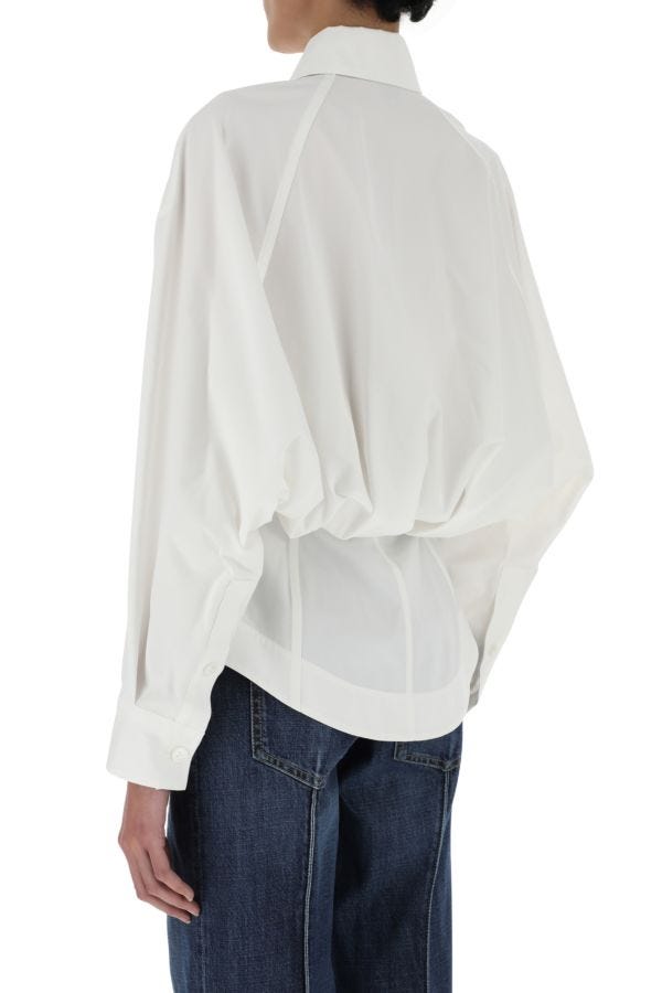BOTTEGA VENETA | White cotton blend shirt