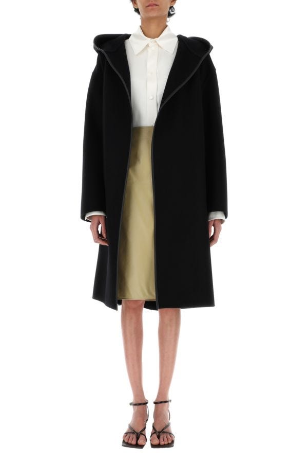 BOTTEGA VENETA | Ivory satin shirt