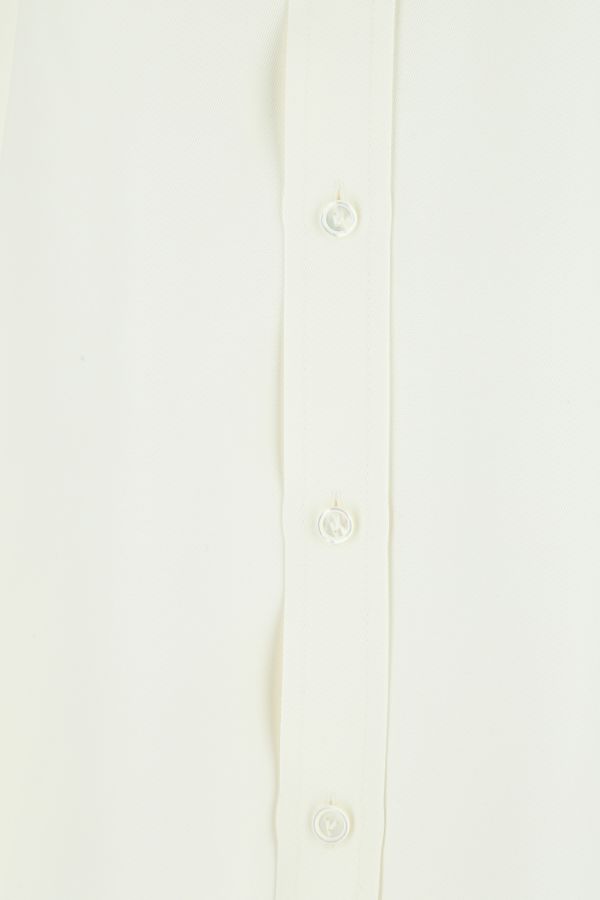 BOTTEGA VENETA | Ivory satin shirt
