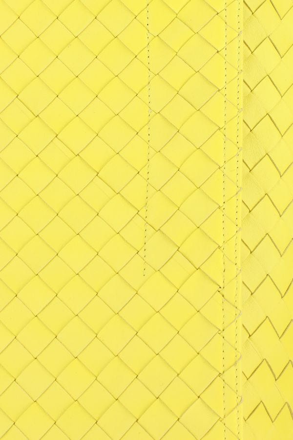 BOTTEGA VENETA | Yellow leather skirt
