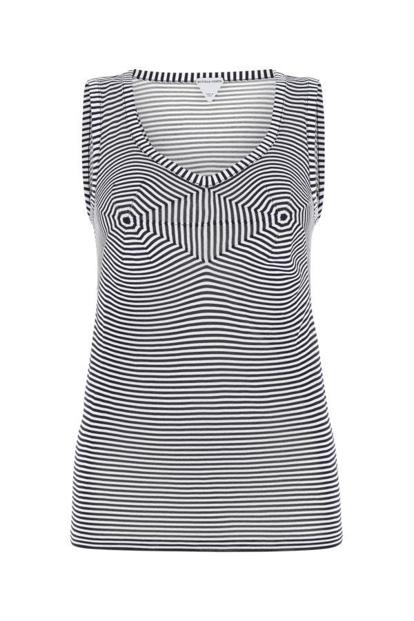 BOTTEGA VENETA | Embroidered viscose tank top