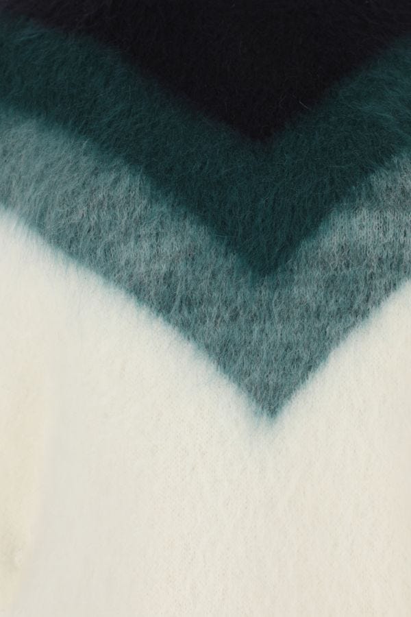 BOTTEGA VENETA | Ivory wool blend poncho