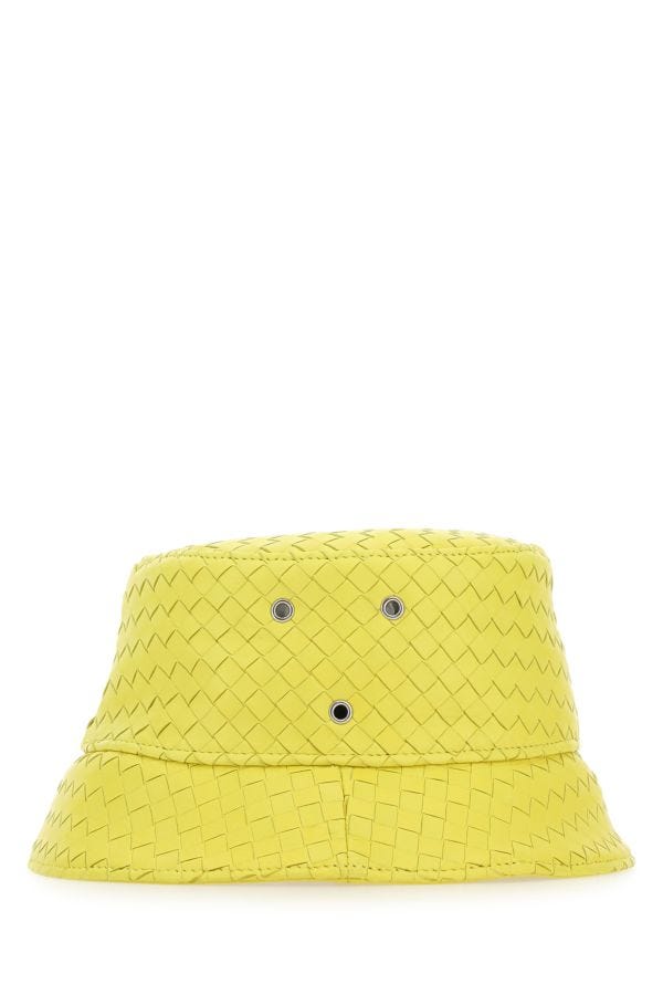 BOTTEGA VENETA | Yellow nappa leather hat
