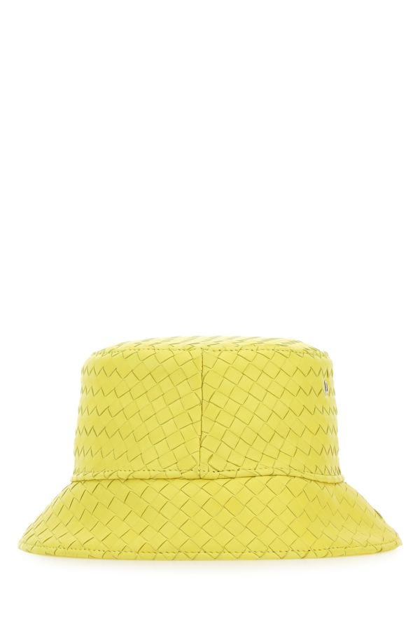 BOTTEGA VENETA | Yellow nappa leather hat