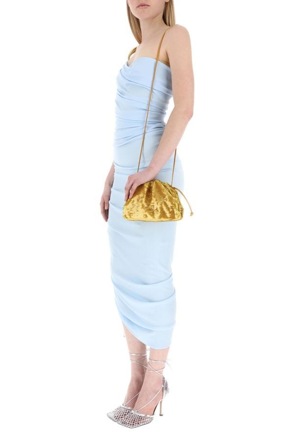 BOTTEGA VENETA | Ochre sequins mini Pouch clutch