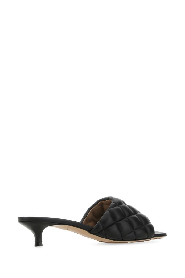 BOTTEGA VENETA | Black nappa leather Padded sandals