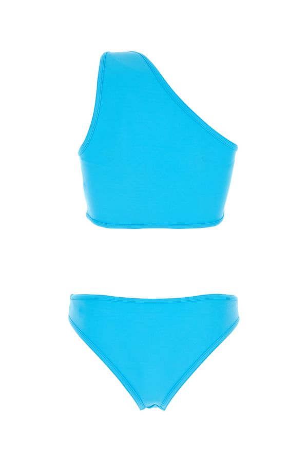 BOTTEGA VENETA | Turquoise stretch nylon bikini