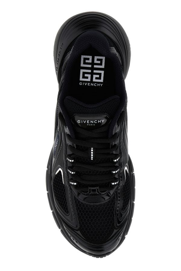 GIVENCHY | Black mesh and synthetic leather TK-MX sneakers