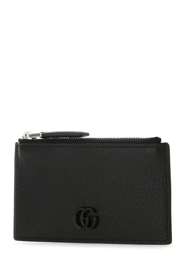 GUCCI | ブラックレザーカードホルダー