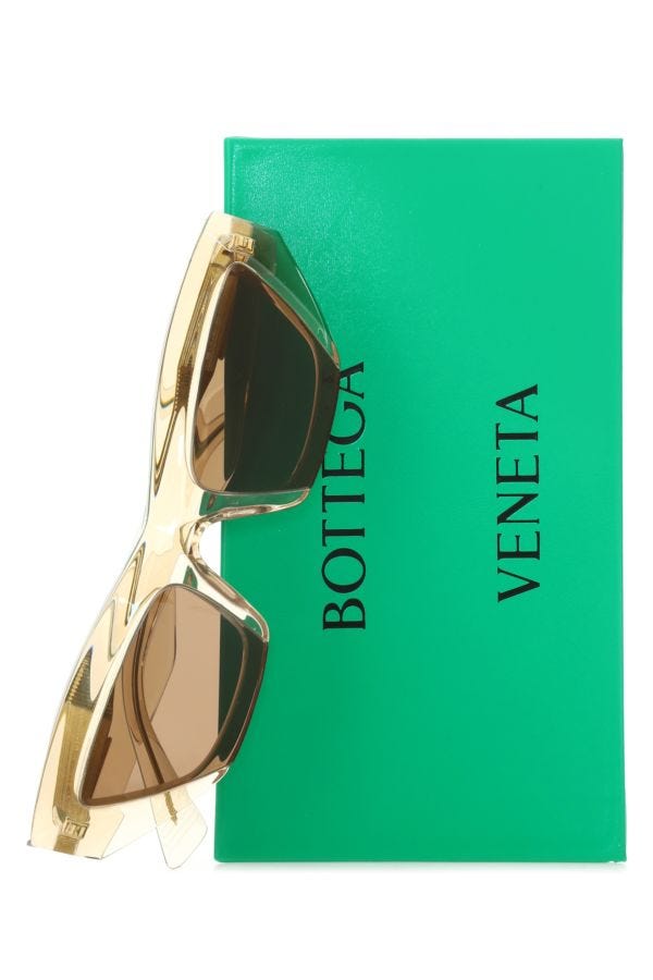 BOTTEGA VENETA | Beige acetate sunglasses