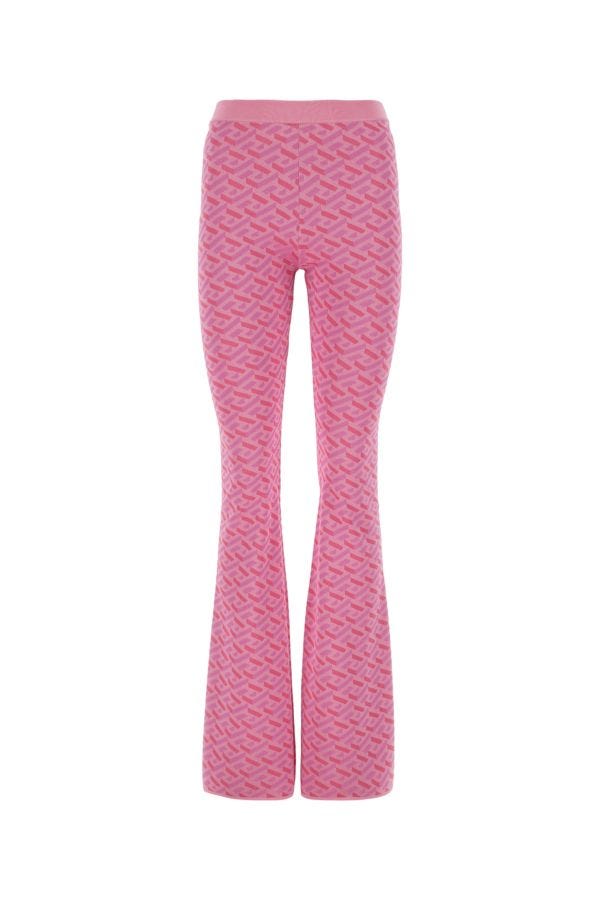 VERSACE | Embroidered jacquard pant