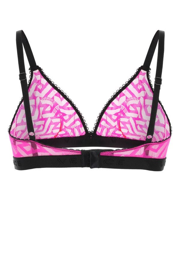 VERSACE | Fuchsia lace bra