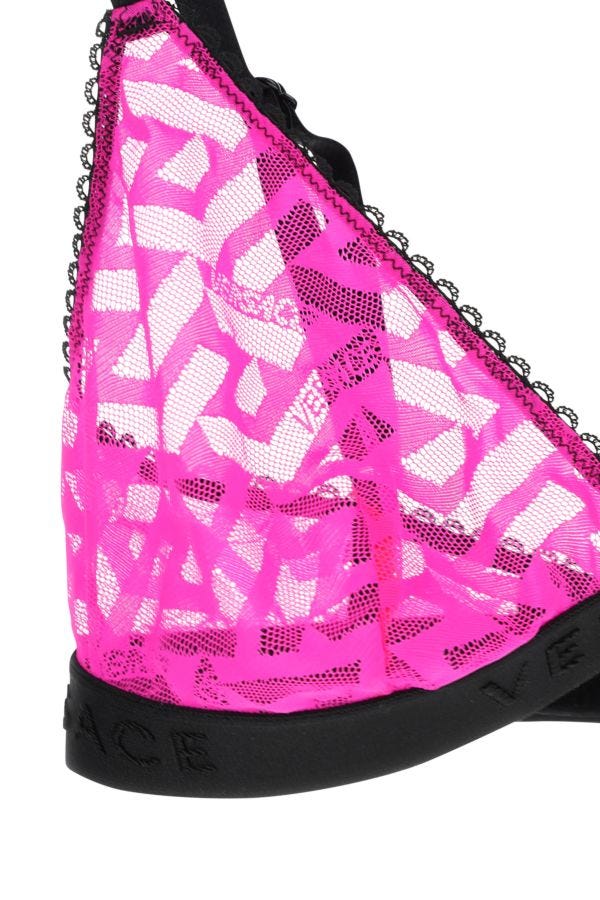 VERSACE | Fuchsia lace bra