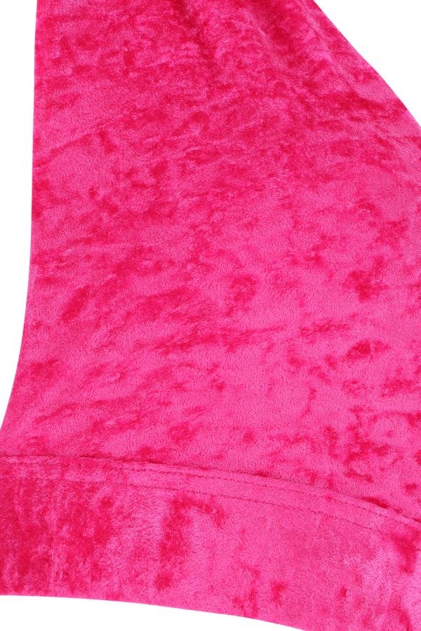 VERSACE | Fuchsia stretch velvet trikini
