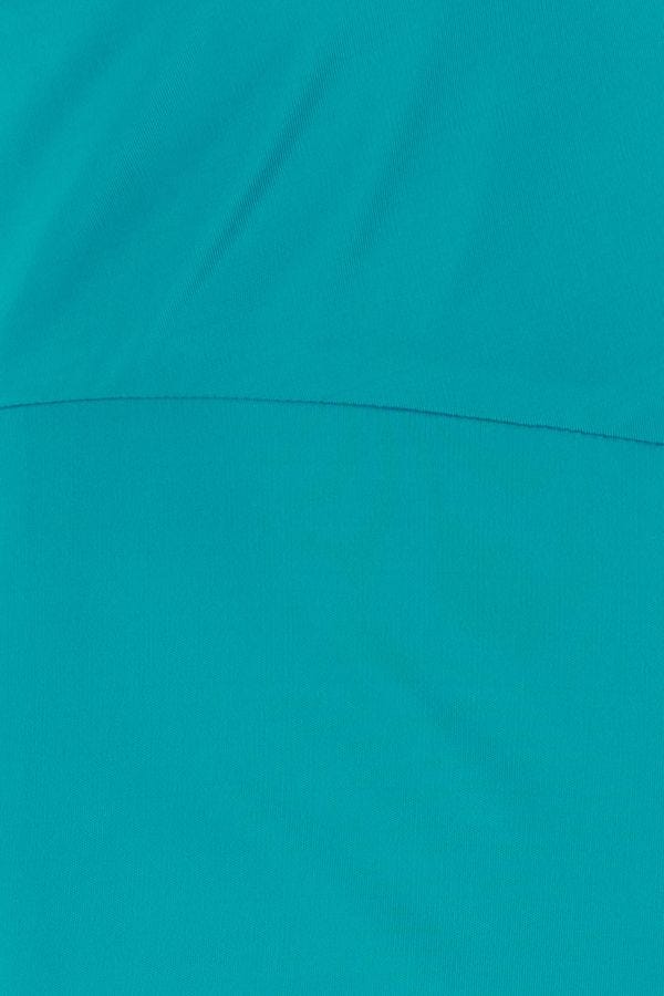 VERSACE | Teal green crepe dress