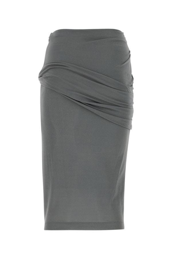GIVENCHY | Grey crepe skirt