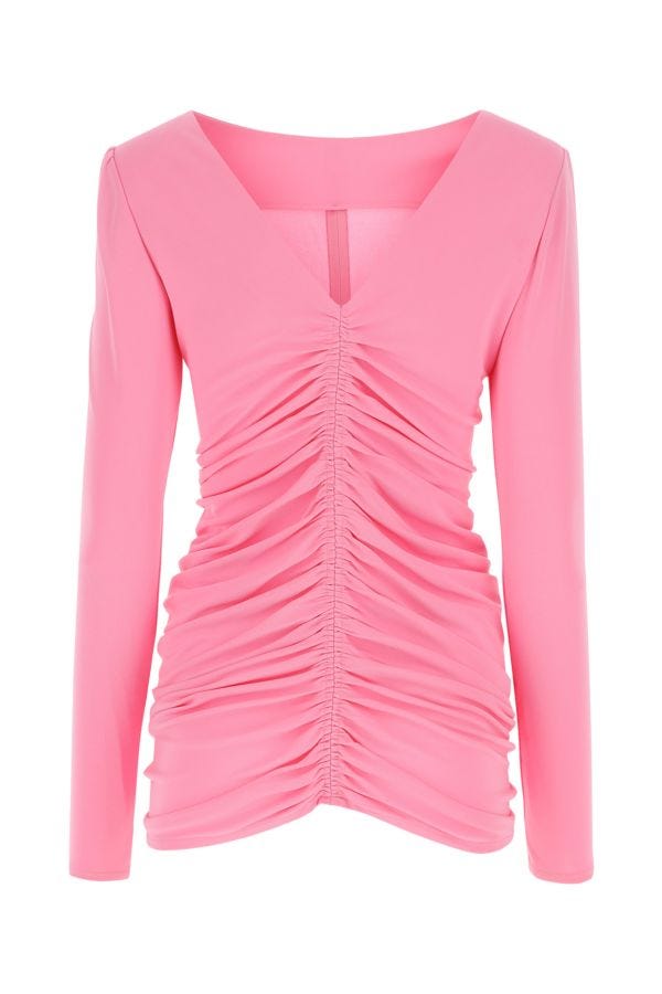 GIVENCHY | Pink crepe top