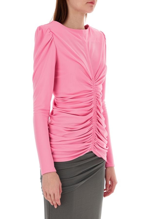 GIVENCHY | Pink crepe top