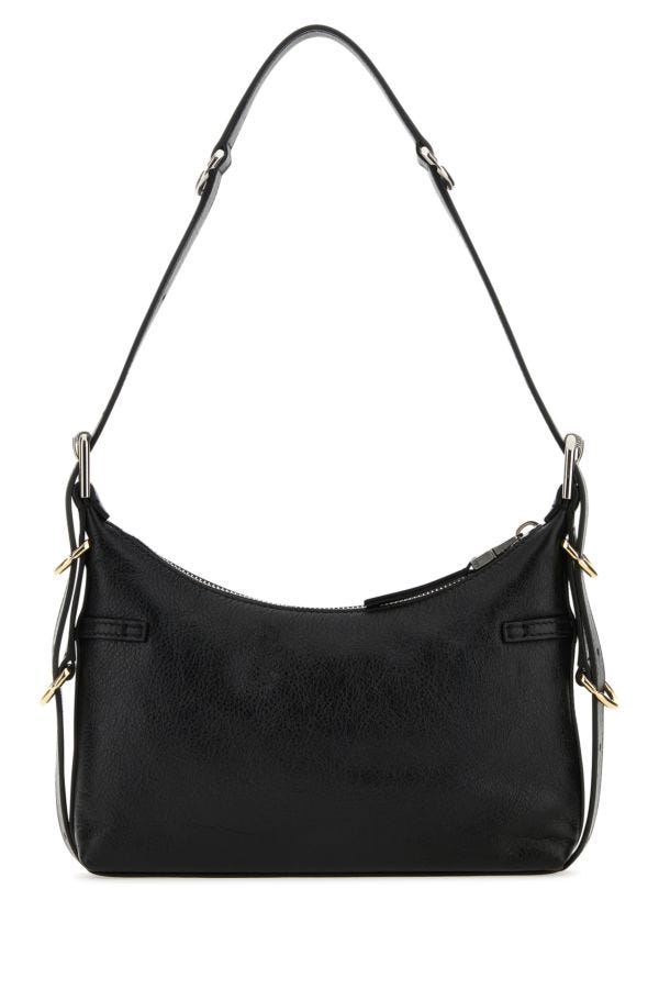 GIVENCHY | Black leather mini Voyou shoulder bag