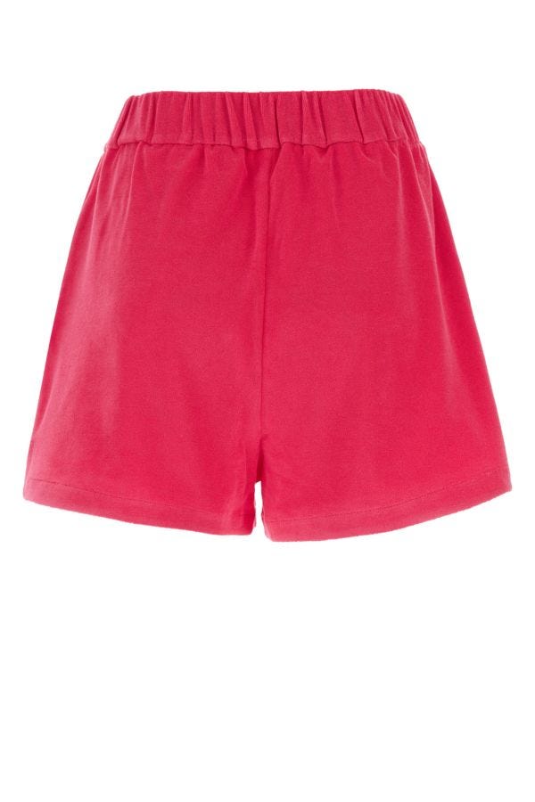 MONCLER | Fuchsia chenille shorts