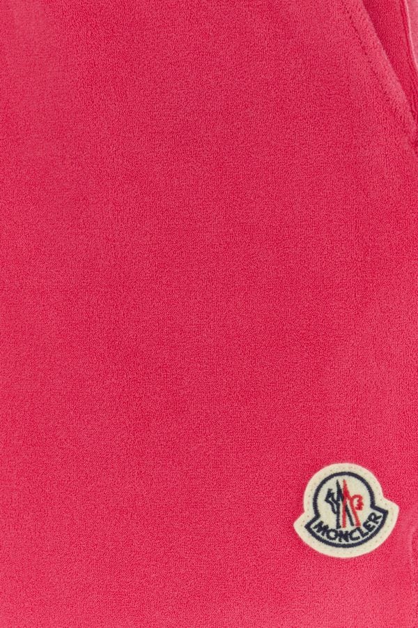 MONCLER | Fuchsia chenille shorts