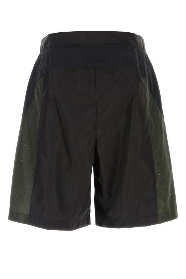 MONCLER | Black Moncler Born to Protect bermuda shorts