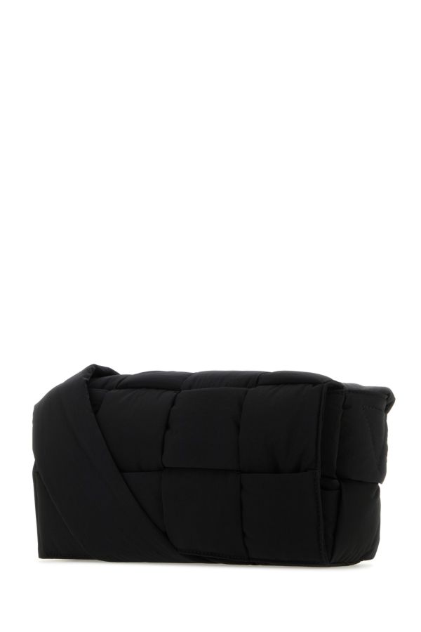 BOTTEGA VENETA | Black nylon medium Padded Tech Cassette crossbody bag