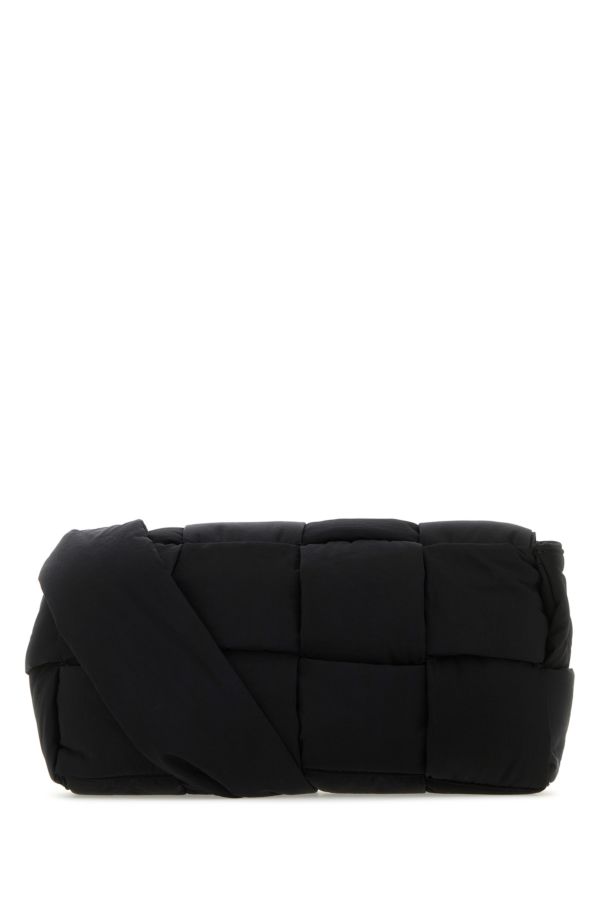 BOTTEGA VENETA | Black nylon medium Padded Tech Cassette crossbody bag