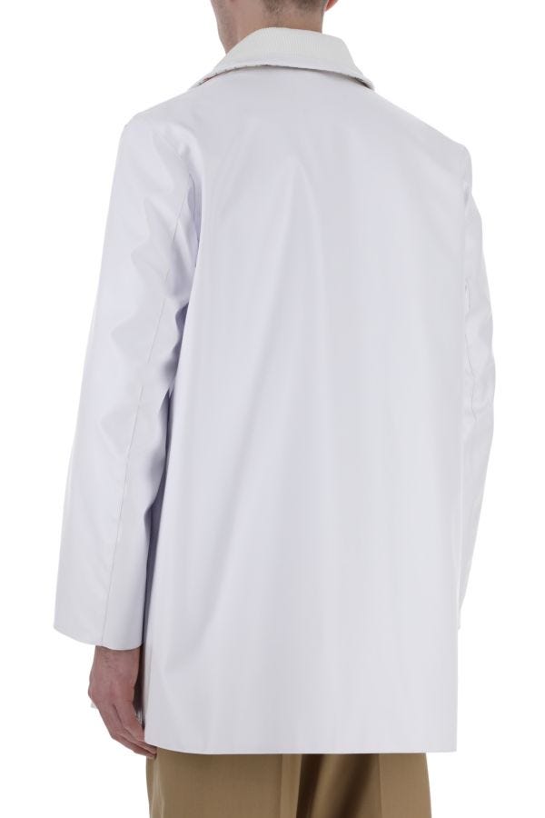 MAISON MARGIELA | Chalk PVC trench coat