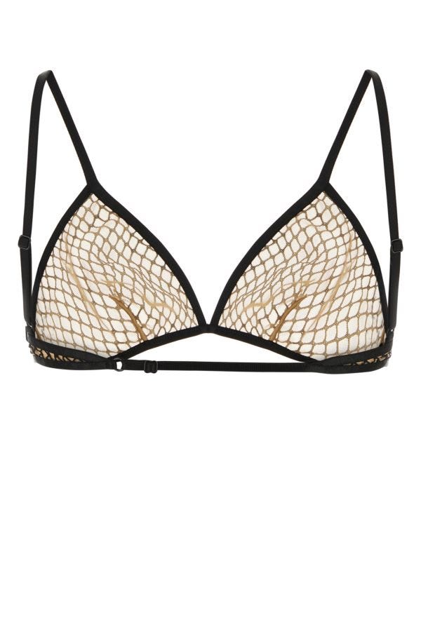 BALENCIAGA | Black mesh bra