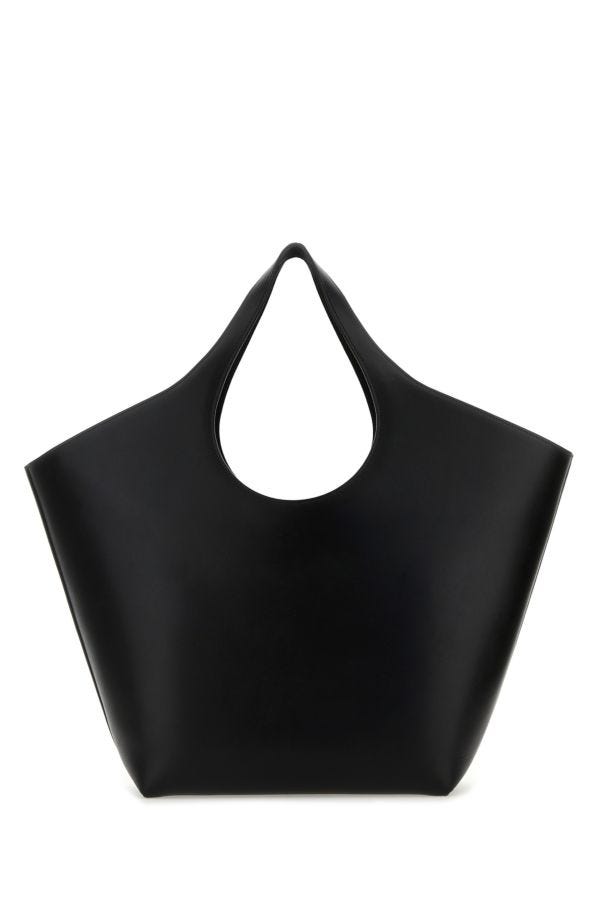 BALENCIAGA | Black leather medium Mary-Kate shopping bag