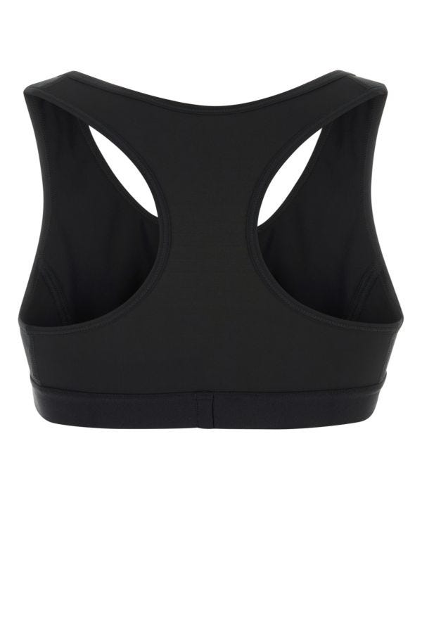 BALENCIAGA | Black stretch polyester top