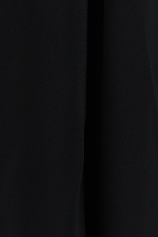 BALENCIAGA | Black stretch viscose blend long-cut dress