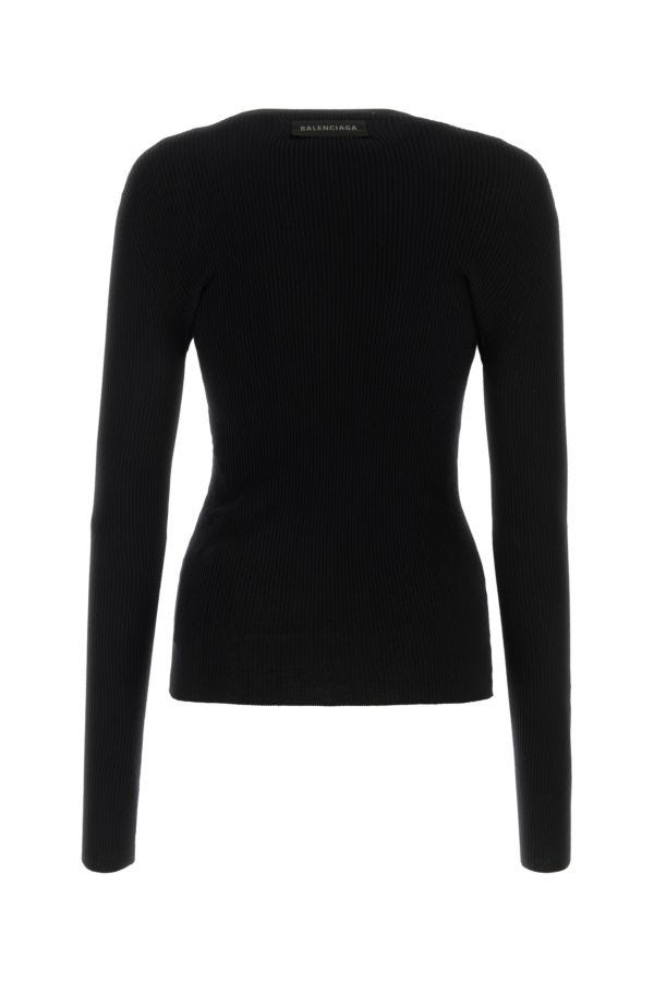 BALENCIAGA | Black cotton top