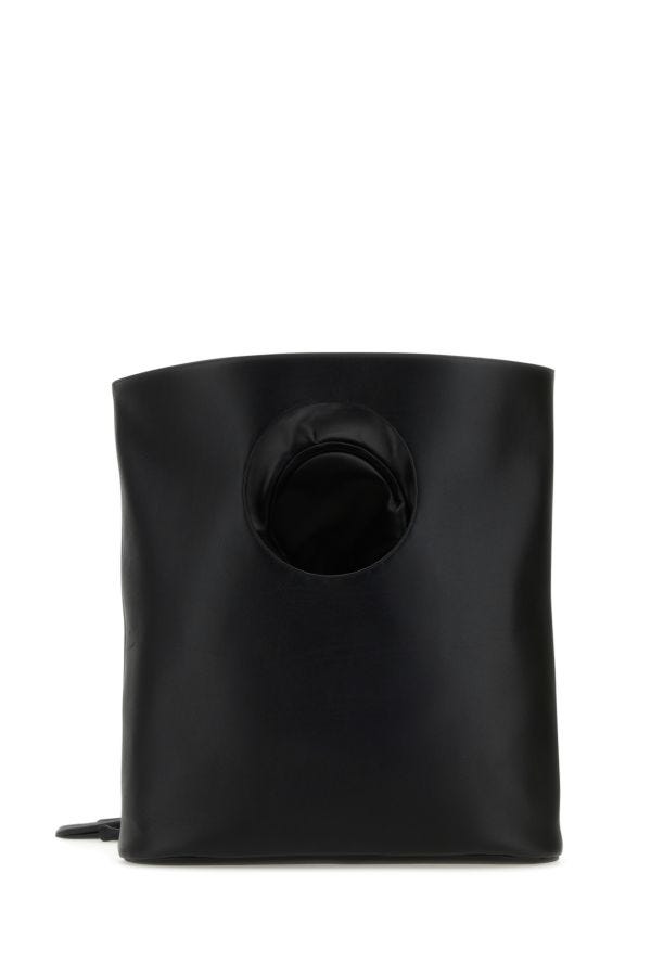 BALENCIAGA | Black leather large Glove shoulder bag