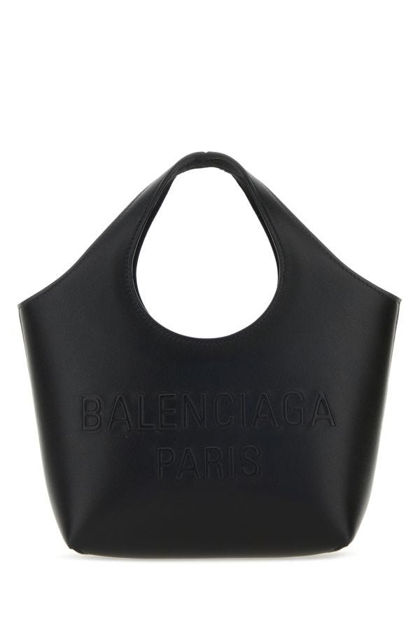 BALENCIAGA | Black leather Mary-Kate XS handbag