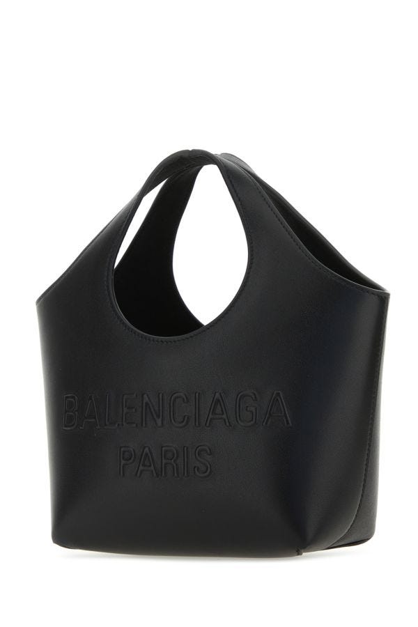 BALENCIAGA | Black leather Mary-Kate XS handbag