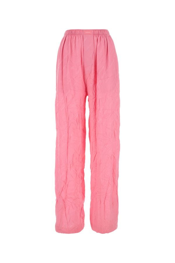 BALENCIAGA | Pink silk pyjama pant