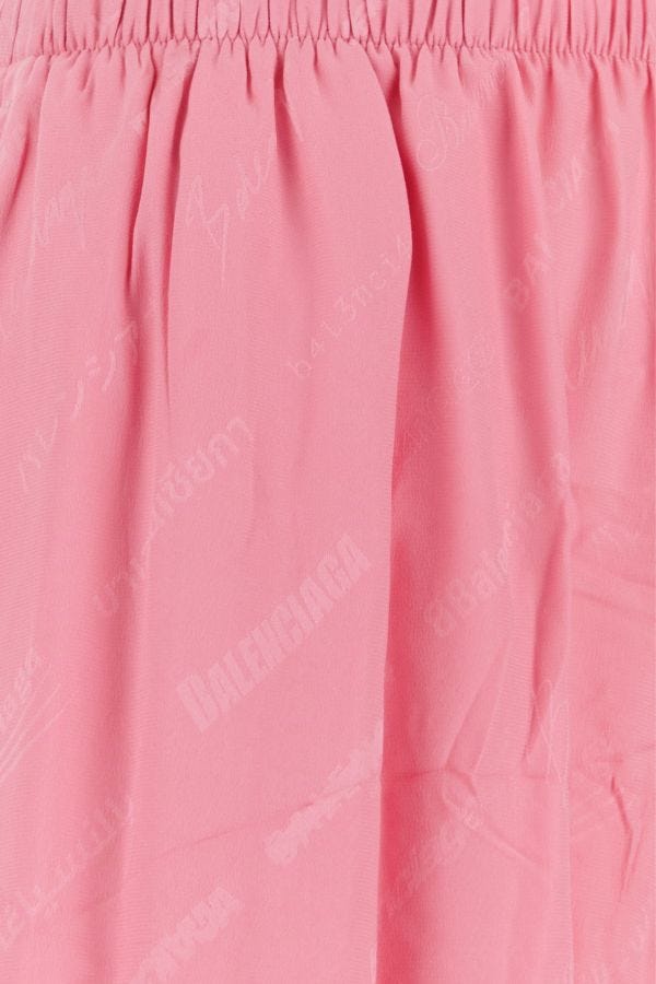 BALENCIAGA | Pink silk pyjama pant