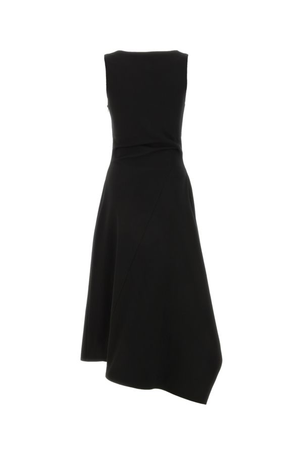 BOTTEGA VENETA | Black stretch cotton dress