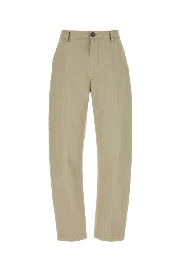 BOTTEGA VENETA | Cappuccino twill wide-leg pant
