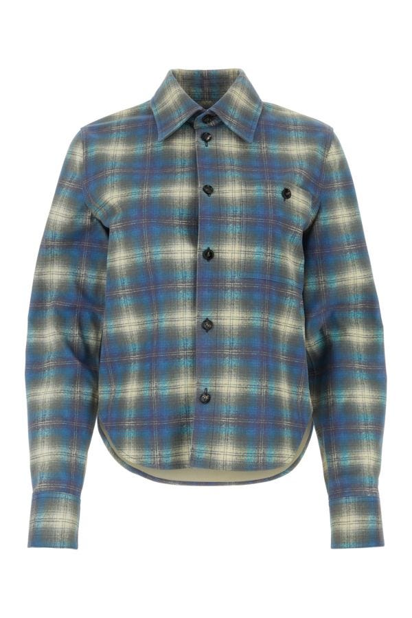 BOTTEGA VENETA | Printed leather shirt