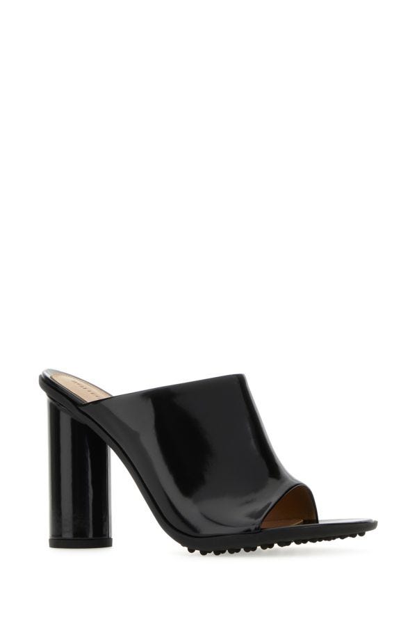 BOTTEGA VENETA | Black leather Atomic mules