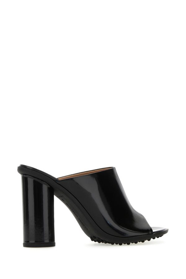 BOTTEGA VENETA | Black leather Atomic mules